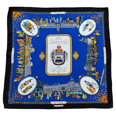 hermes promenades de paris|Hermès Promenades de Paris Silk Scarf Ledoux Noir Bleu Nuit .